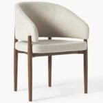 Chaise Coquille Noyer