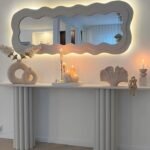 Console & Miroir Vague Lumière