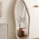 Miroir Onde Velours Ivoire