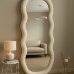 Miroir Vague Ivoire