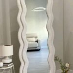 Miroir Vague Bouclette Crème